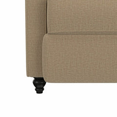 Multi-warp Barley Tan Chenille Polyester 33.5'' Wide Manual Standard Recliner for Comfortable Long-Term Sitting, TV Viewing, Or A Relaxed Recline