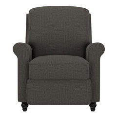 Multi-warp Charcoal Gray Chenille Polyester 33.5'' Wide Manual Standard Recliner for Comfortable Long-Term Sitting, TV Viewing, Or A Relaxed Recline