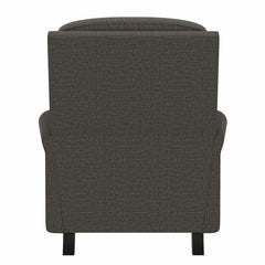 Multi-warp Charcoal Gray Chenille Polyester 33.5'' Wide Manual Standard Recliner for Comfortable Long-Term Sitting, TV Viewing, Or A Relaxed Recline