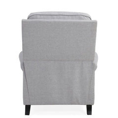Dove Gray Polyester 33.5'' Wide Manual Standard Recliner Comfortable Long-Term Sitting, TV Viewing, or A Relaxed Recline