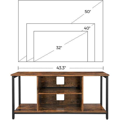 Leonid TV Stand for TVs up to 50" Aesthetic Indoor Design