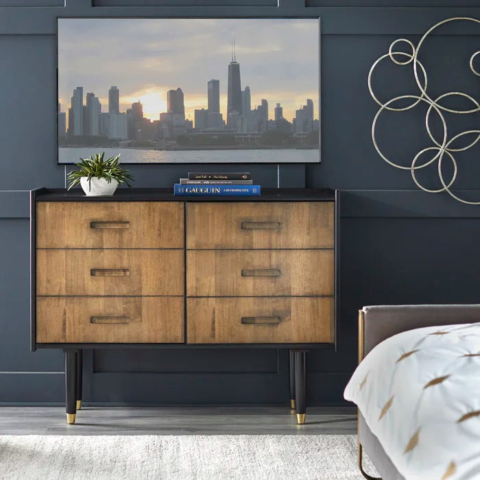 Solid Wood Lepe 2 Door Accent Cabinet Adjustable Shelves