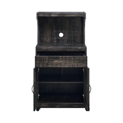 Charcoal 47" Kitchen Pantry Offering Plenty Of Storage Space For Flatware Plates Placemats