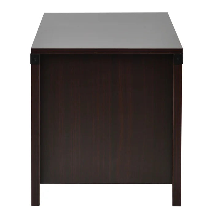 Cherry Lift Top Extendable 4 Legs Coffee Table with Storage Manufactured Wood Frame