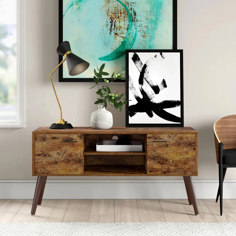Pine/Wenge Lincolnwood TV Stand for TVs up to 50"