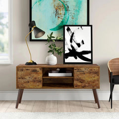 Pine/Wenge Lincolnwood TV Stand for TVs up to 50"