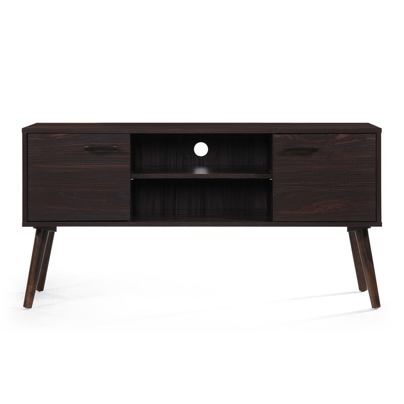 Wenge Lincolnwood TV Stand for TVs up to 50"  Modern Design and Contemporary Style