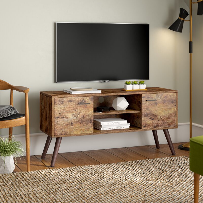 Pine/Wenge Lincolnwood TV Stand for TVs up to 50"