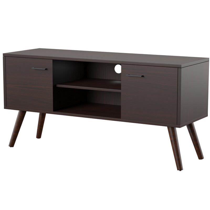 Wenge Lincolnwood TV Stand for TVs up to 50"  Modern Design and Contemporary Style