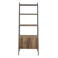 Rustic Oak Little Italy 72'' H x 28'' W Ladder Bookcase Frame Material