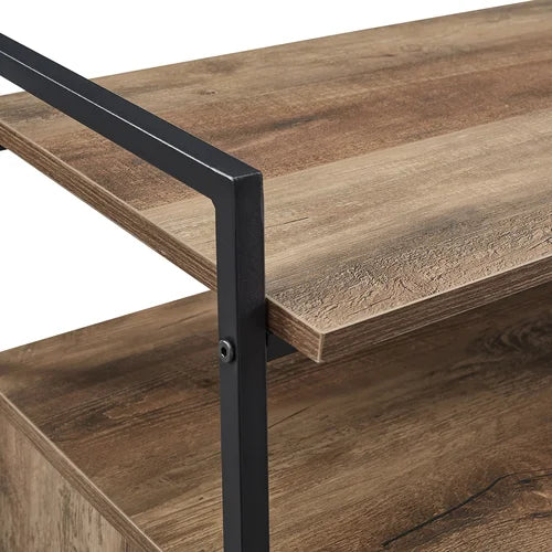 Rustic Oak Little Italy TV Stand for TVs up to 58" Provide Ample Storage