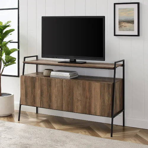 Rustic Oak Little Italy TV Stand for TVs up to 58" Provide Ample Storage