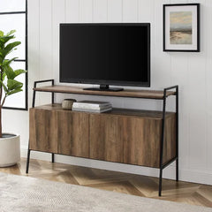 Rustic Oak Little Italy TV Stand for TVs up to 58" Provide Ample Storage