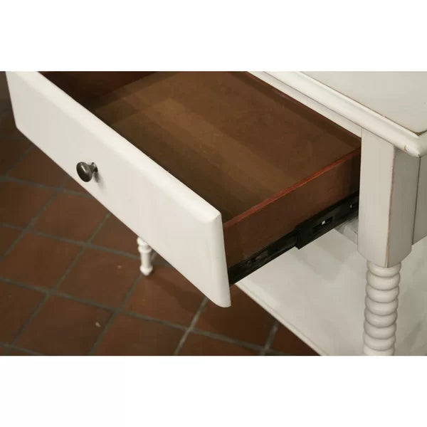 Littlejohn 29'' Tall 1 - Drawer Solid Wood Nightstand