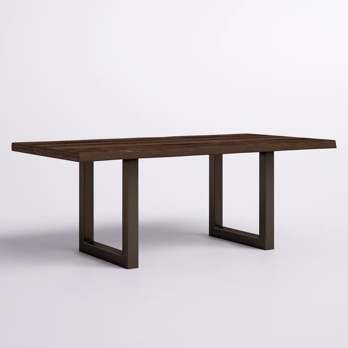 Gray Lonan 80'' Dining Table Brings Transitional Style to your Dining Room