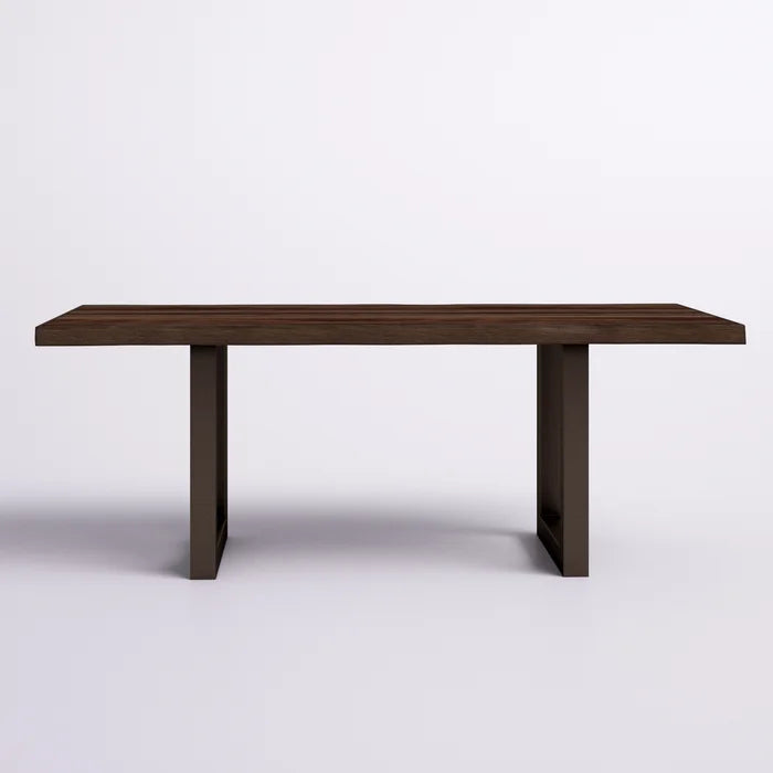 Gray Lonan 80'' Dining Table Brings Transitional Style to your Dining Room