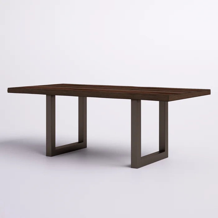 Gray Lonan 80'' Dining Table Brings Transitional Style to your Dining Room