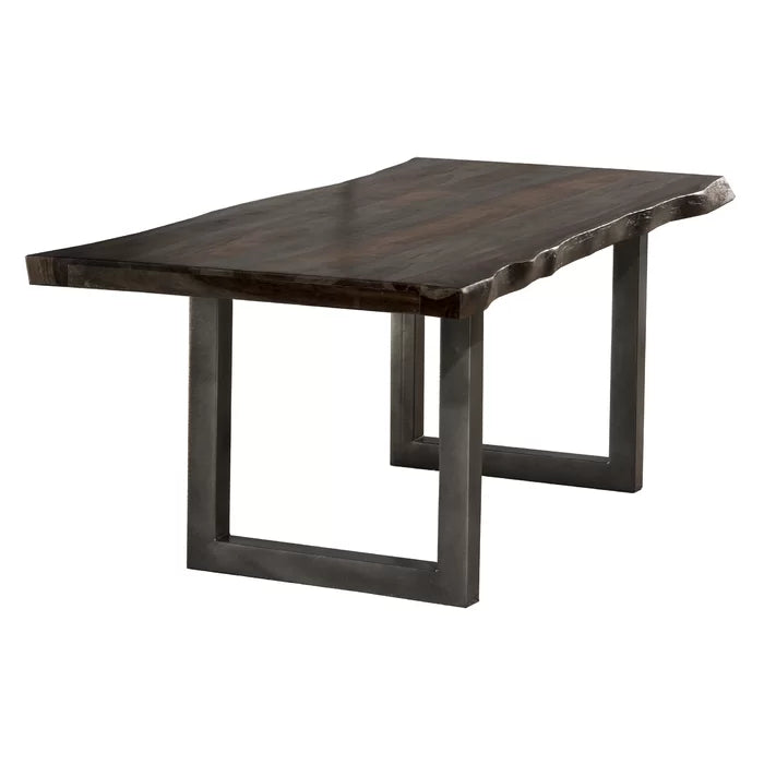 Gray Lonan 80'' Dining Table Brings Transitional Style to your Dining Room