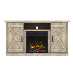 Ashland Pine TV Stand for TVs up to 55" with Fireplace Included
