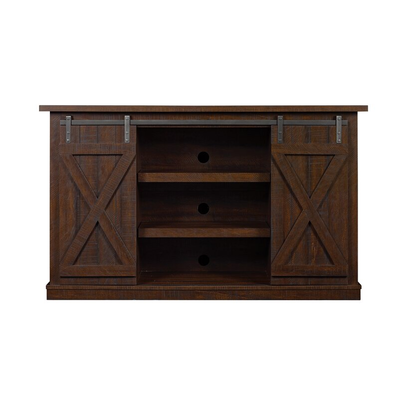 Espresso Lorraine TV Stand for TVs up to 60"  TV Stand Features a Stylish Set