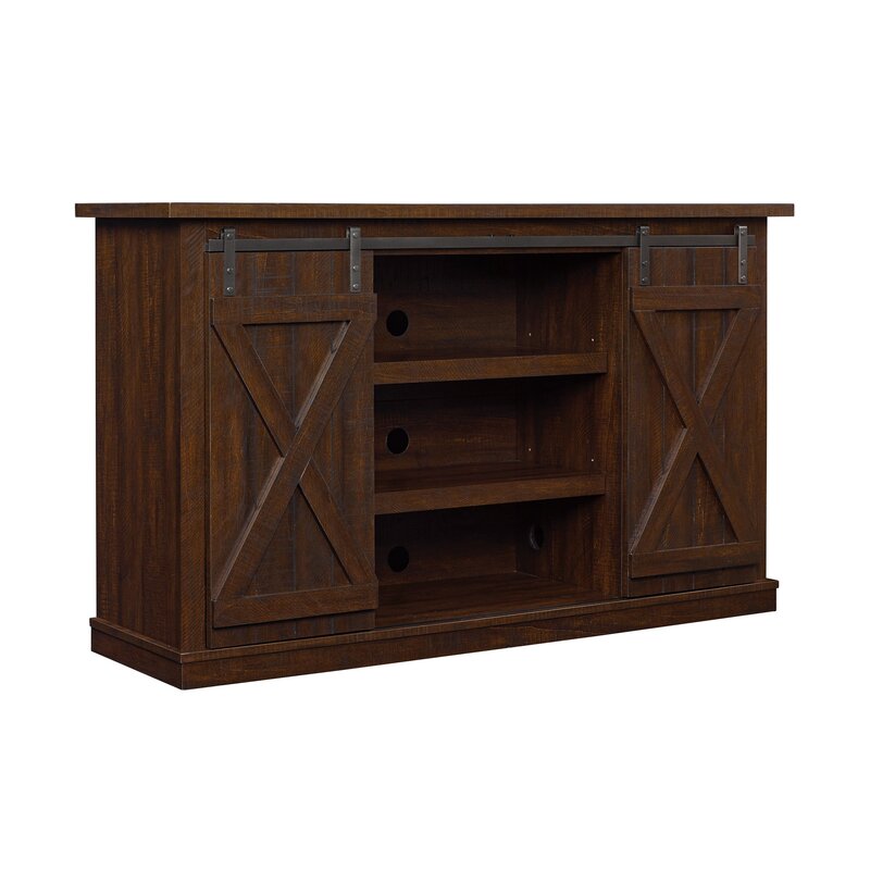 Espresso Lorraine TV Stand for TVs up to 60"  TV Stand Features a Stylish Set