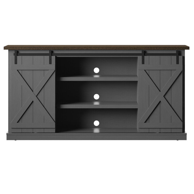 Antique Gray Lorraine TV Stand for TVs up to 70" Farmhouse Décor