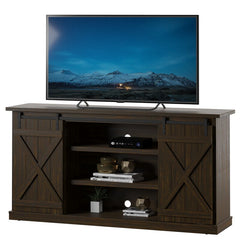 TV Stand for TVs up to 70"  Easy Access to Center Shelves