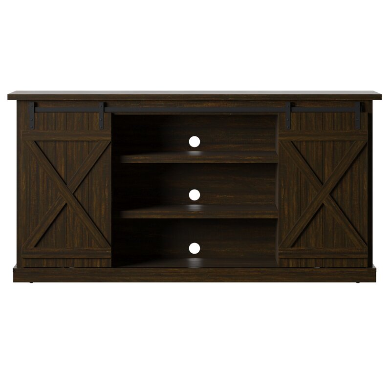 TV Stand for TVs up to 70"  Easy Access to Center Shelves