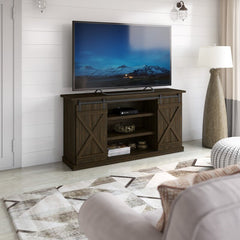 TV Stand for TVs up to 70"  Easy Access to Center Shelves