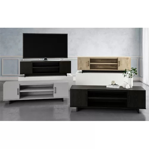 Black Oak Lovisa TV Stand for TVs up to 70" Clean Lined Design