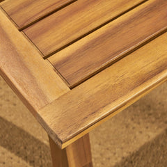 Outdoor Acacia Wood Side Table Add the Perfect Finishing Touch to your Current Backyard