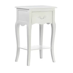 Ludivine 25.5'' Tall 1 - Drawer Nightstand in White