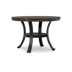 Luker 45'' Dining Table Features an Oak Woodgrain Veneer Design