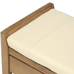 Old Pine Shelf and Drawer Storage Bench Two Spacious Sliding Drawers Sit Directly Underneath the Upper Bench Seating Area