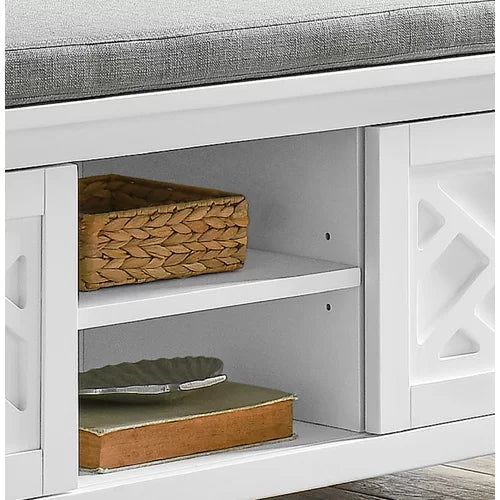 Lund shelves storage on sale bench