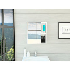 Mount Framed 1 Door Medicine Cabinet with 3 Shelves Multiple Shelves That Will Provide You With A Great For Your Bathroom