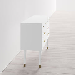 White 6 Drawer 56'' W Dresser Great for your Bedroom, Living Room, Etryway Perfect for Organize this Dresser Drawer