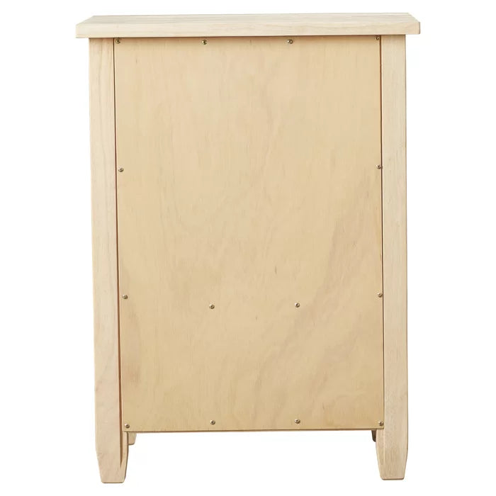 Lynn 28.5'' Tall Solid Wood End Table with Storage