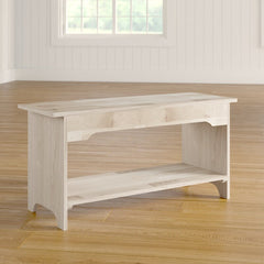 17" H x 36" W x 13" D Wood Storage Bench Ideal for Perching Pillows