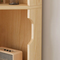 Wood 59.1'' Tall 4 - Door Corner Accent Cabinet Utilizing Corner Space