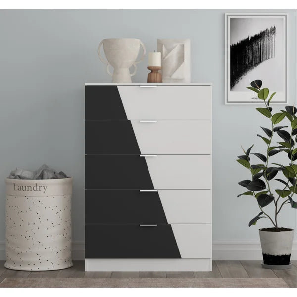 Lynnville 5 Drawer 31.5'' W Chest Contemporary Style
