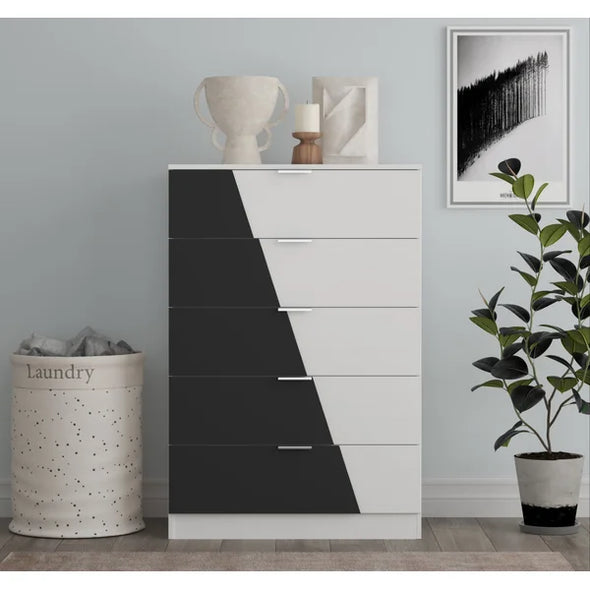 Lynnville 5 Drawer 31.5'' W Chest Contemporary Style