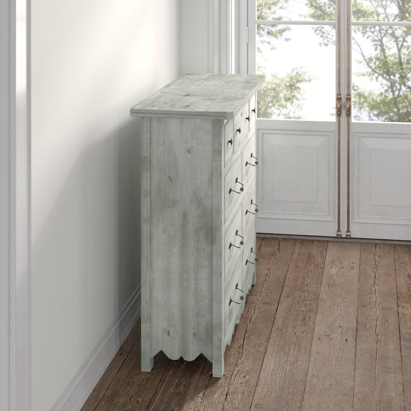 Mint Lyra 9 Drawer 50'' W Metal Center Drawer Guides