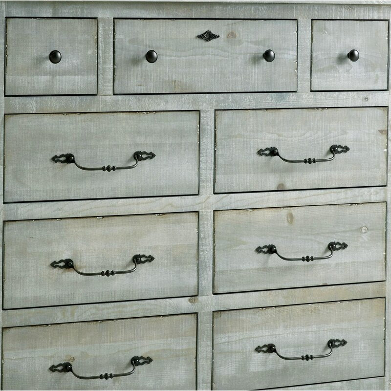 Mint Lyra 9 Drawer 50'' W Metal Center Drawer Guides
