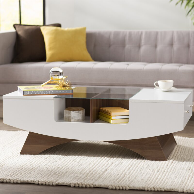 Coffee Table with Storage Anchor your Seating Ensemble in A Sleek and Chic Style with this Ultramodern Coffee Table Offer