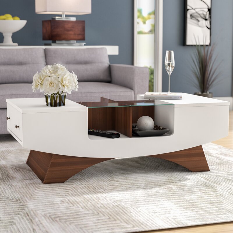 Coffee Table with Storage Anchor your Seating Ensemble in A Sleek and Chic Style with this Ultramodern Coffee Table Offer