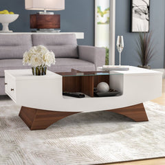 Coffee Table with Storage Anchor your Seating Ensemble in A Sleek and Chic Style with this Ultramodern Coffee Table Offer