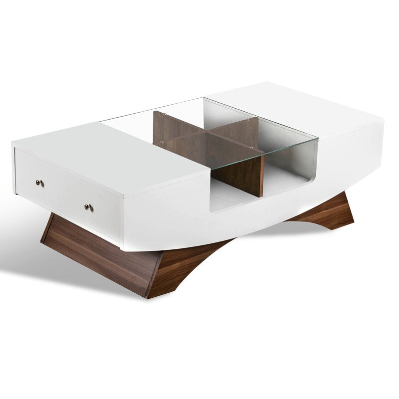 Coffee Table with Storage Anchor your Seating Ensemble in A Sleek and Chic Style with this Ultramodern Coffee Table Offer