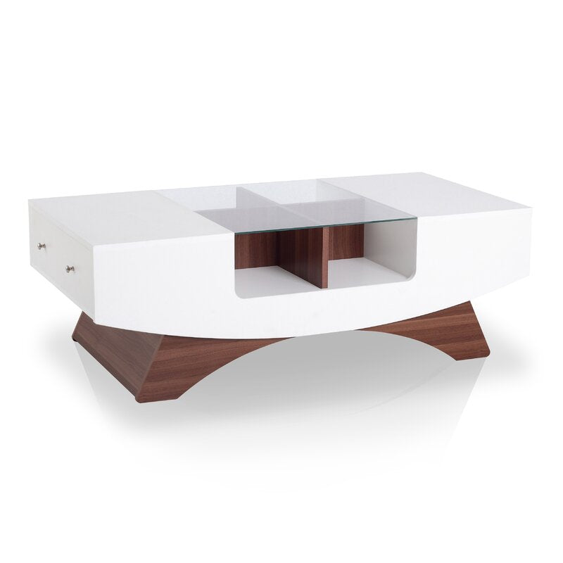 Coffee Table with Storage Anchor your Seating Ensemble in A Sleek and Chic Style with this Ultramodern Coffee Table Offer