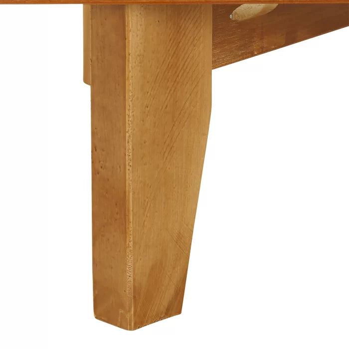 Caramel Mags 21.94'' Tall 2 - Drawer Solid Wood Nightstand Modern Design